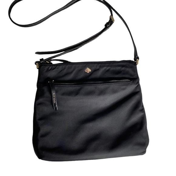 kate spade Bags Kate Spade Jae Nylon Flat Crossbody Bag Black
